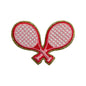Glitter Tennis Racket Patch