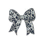 Floral Coquette Bow Patch, Blue