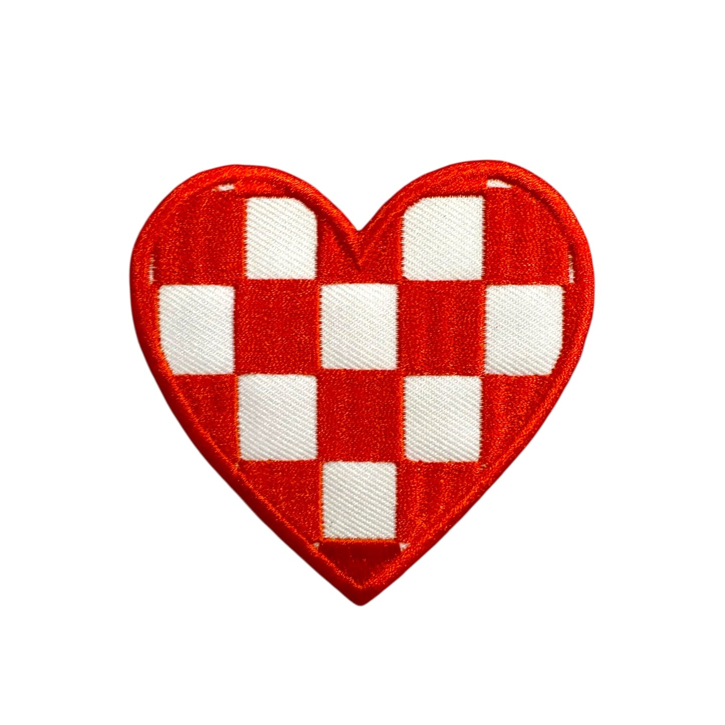 Checkered Heart Patch