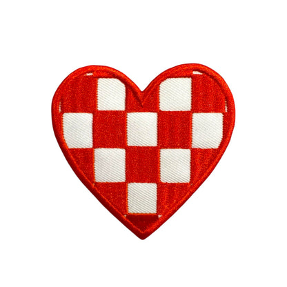 Checkered Heart Patch