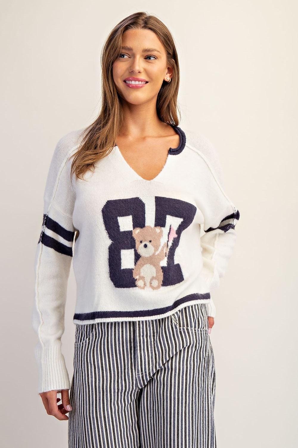 Beary Cute Game Day Sweater