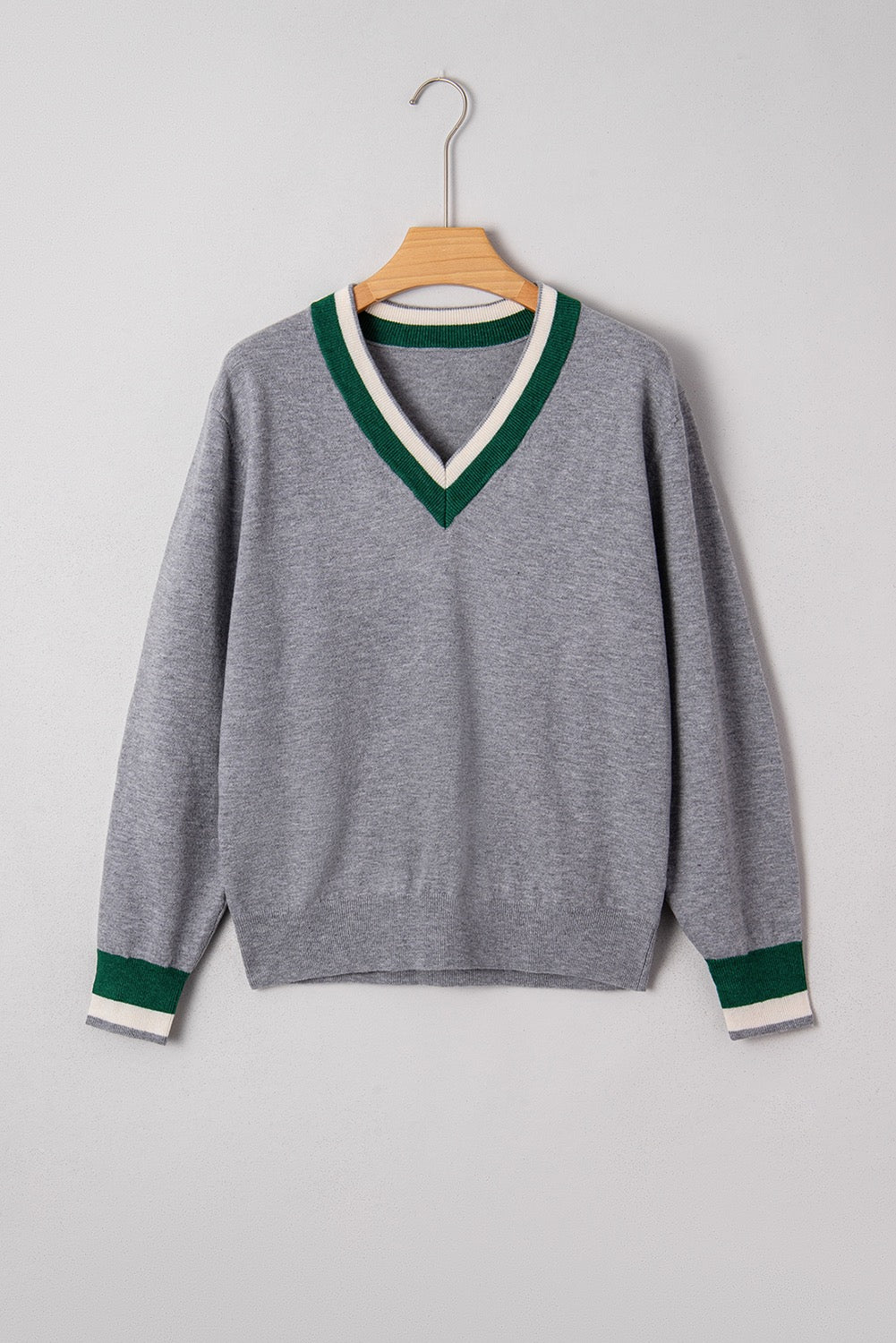 Color block Varsity sweater