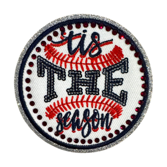 Tis the Season Baseball Patch