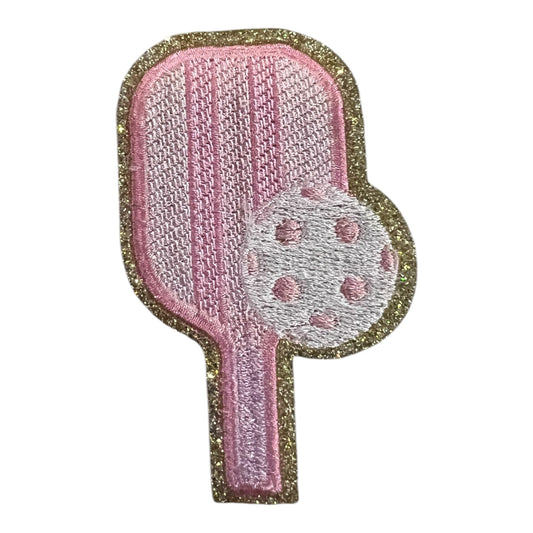 Preppy Pickle Ball Patch- 3"