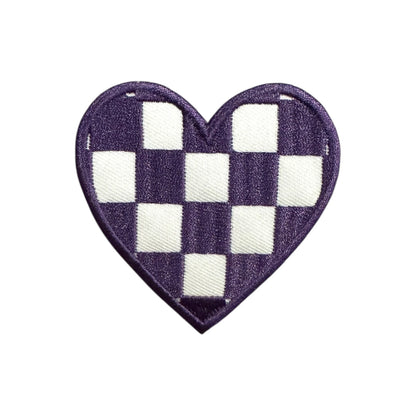 Checkered Heart Patch
