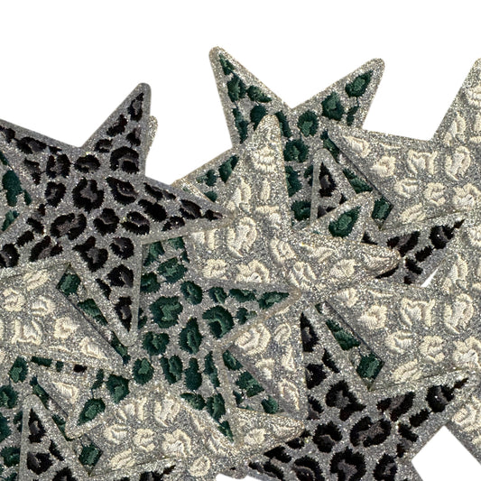 Cheetah Print Star Patch