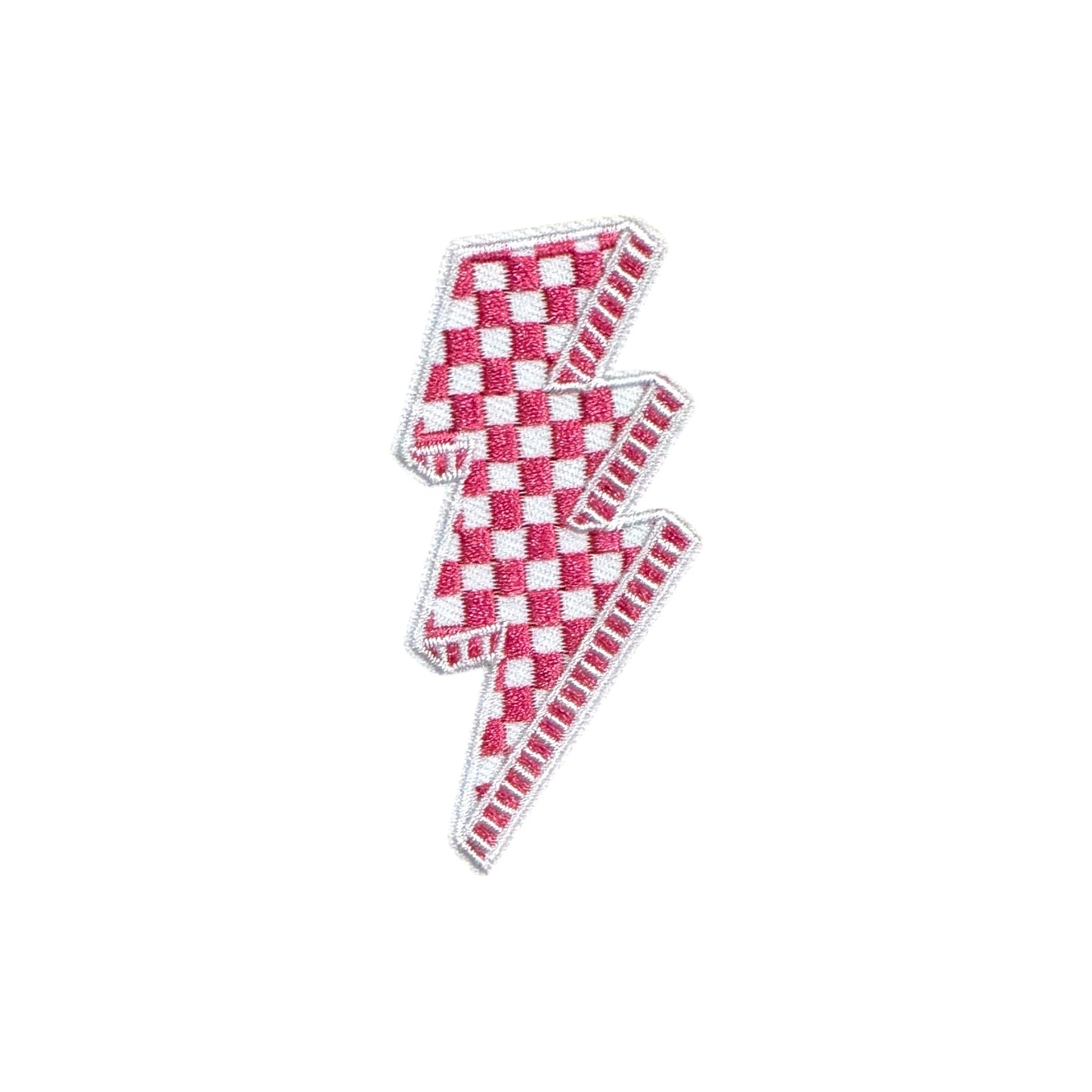 Checkered Lightning Bolt