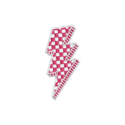 Checkered Lightning Bolt