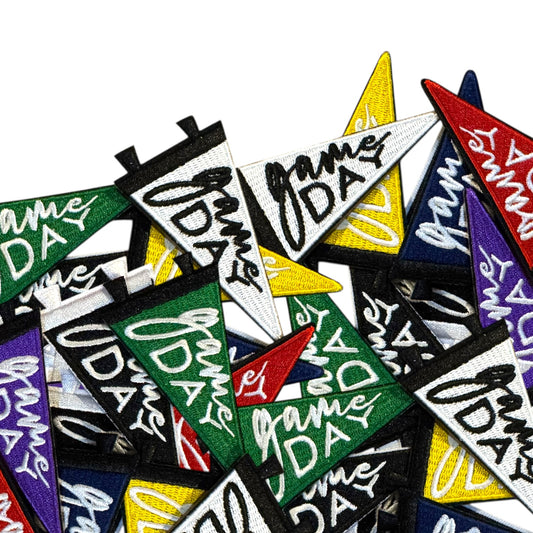 GAME DAY Pennant Patch- 3"
