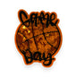 Game Day Basketball Sequin Patch- 3"