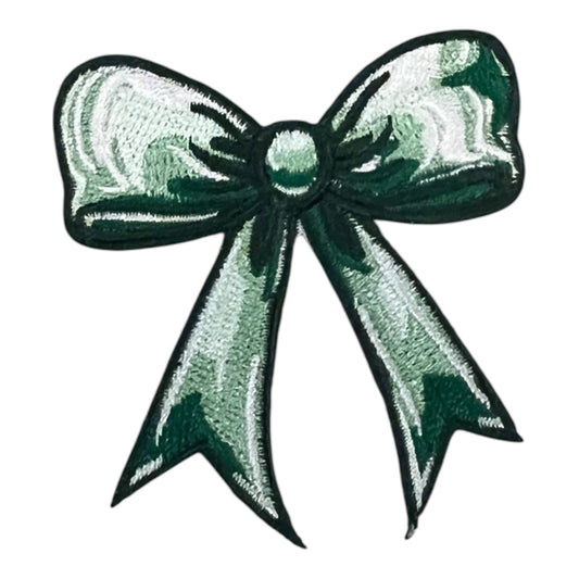 Ombre Bow Patch, Green- 3"