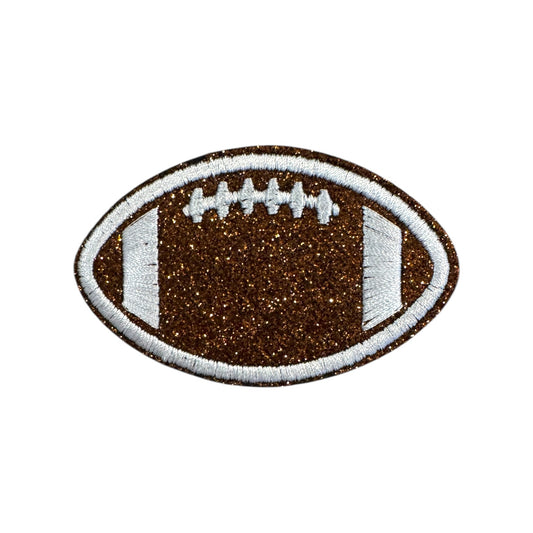 Glitter Football Patch