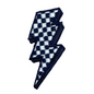 Checkered Lightning Bolt Patch