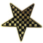 Metallic Checkered Stars