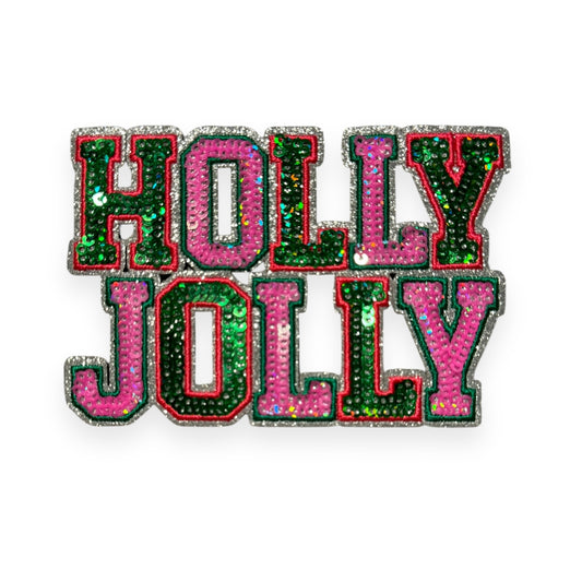 Holly Jolly Sequin Patch