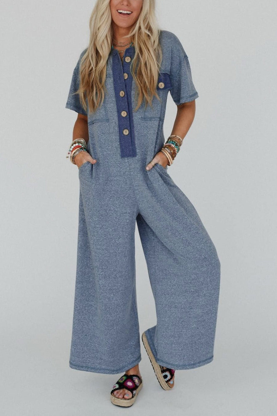 Double Pocket Romper