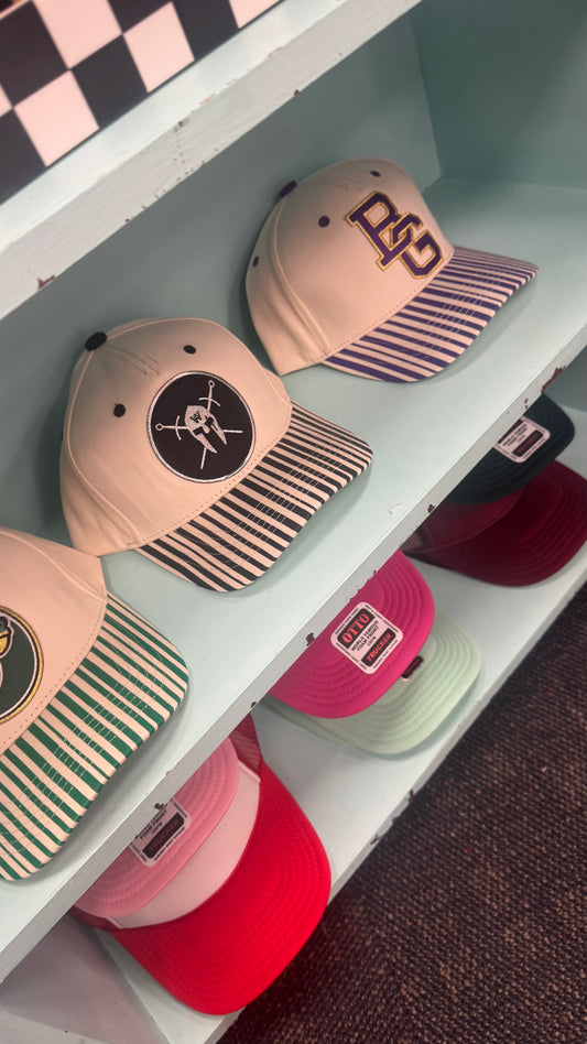 High School Seersucker Hat