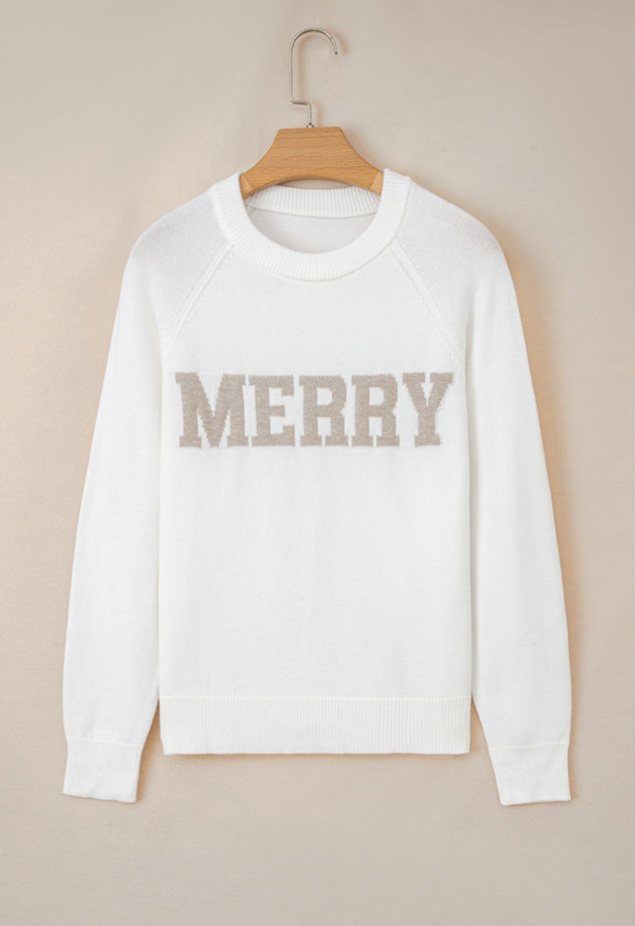 Winter White ‘Merry’ Sweater