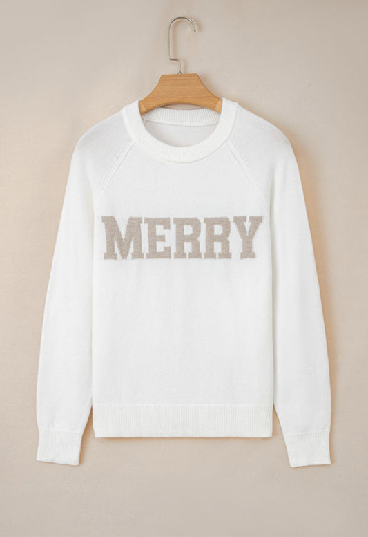 Winter White ‘Merry’ Sweater