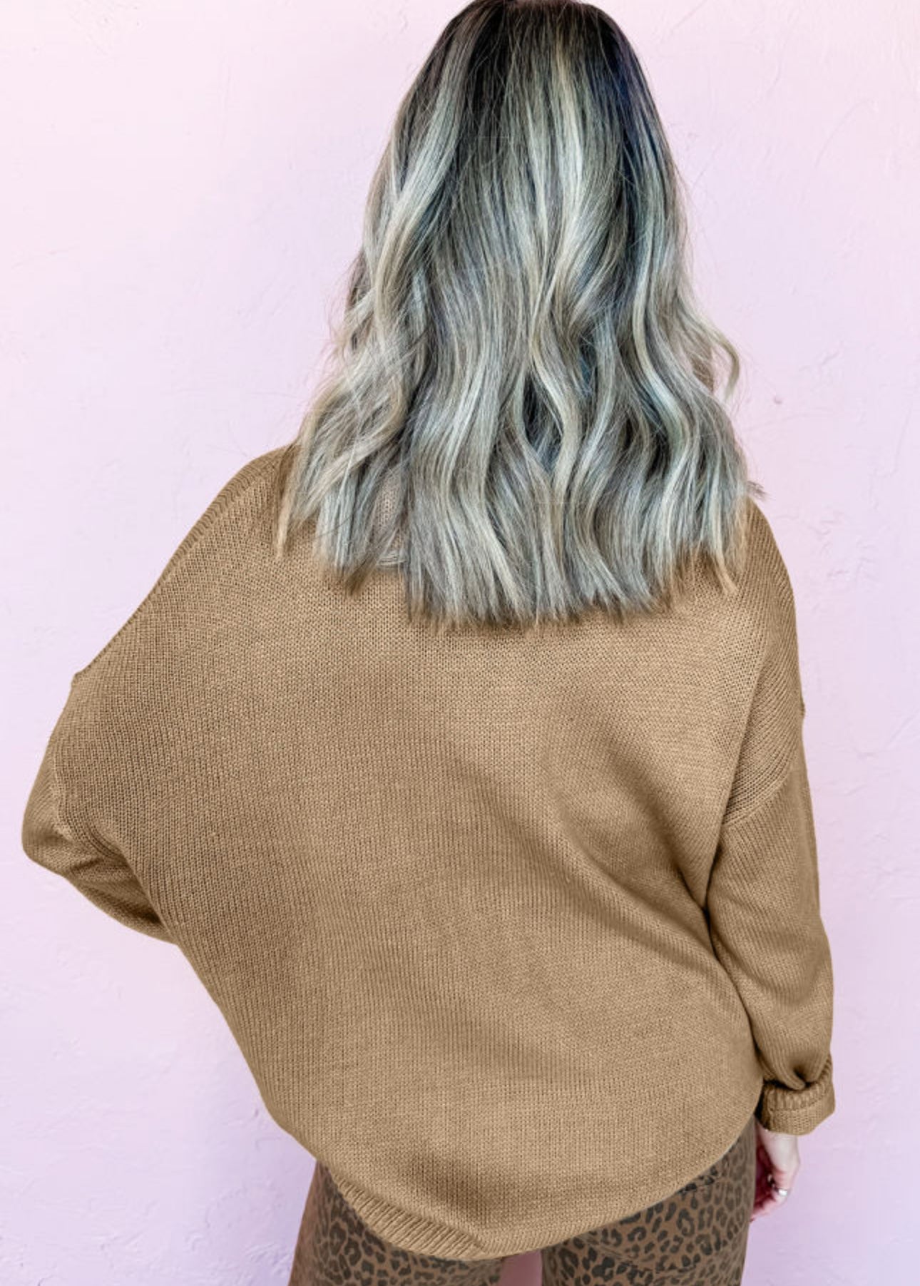 Embroidered Merry Lights Sweater