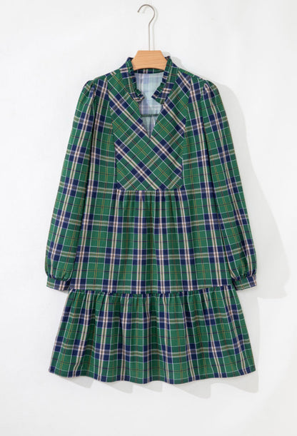 Tartan Plaid Shift Dress