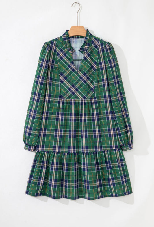Tartan Plaid Shift Dress