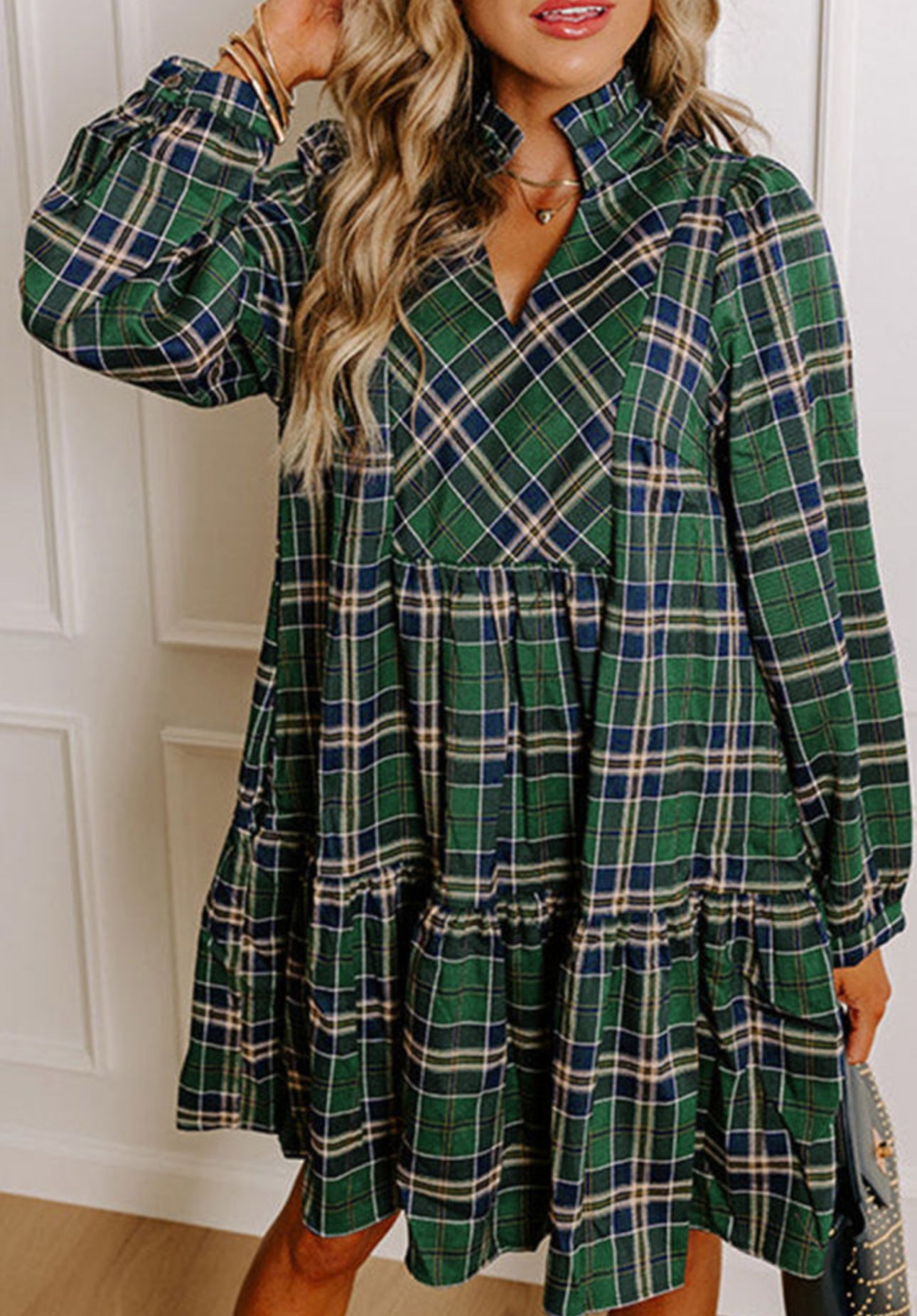 Tartan Plaid Shift Dress