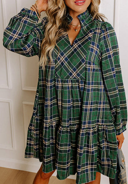 Tartan Plaid Shift Dress