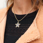 Pearl Studded Star Necklace