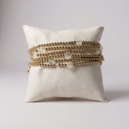 Dainty Goldie Beaded Bracelet