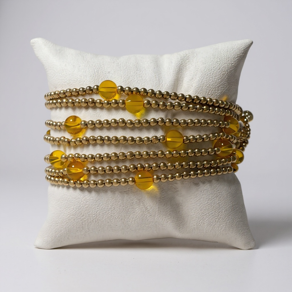 Dainty Goldie Beaded Bracelet