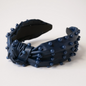 Knotted Leather Pearl Headbands