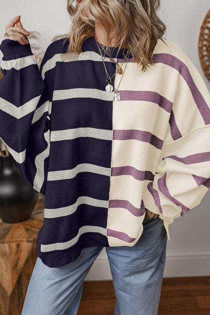 Stripe Color Block sweater
