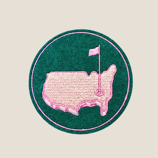 Preppy Golf Patch- 3.2"
