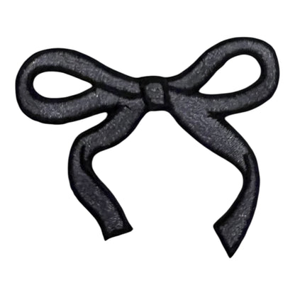 Dainty Bow Patch, Blue- 2.7"