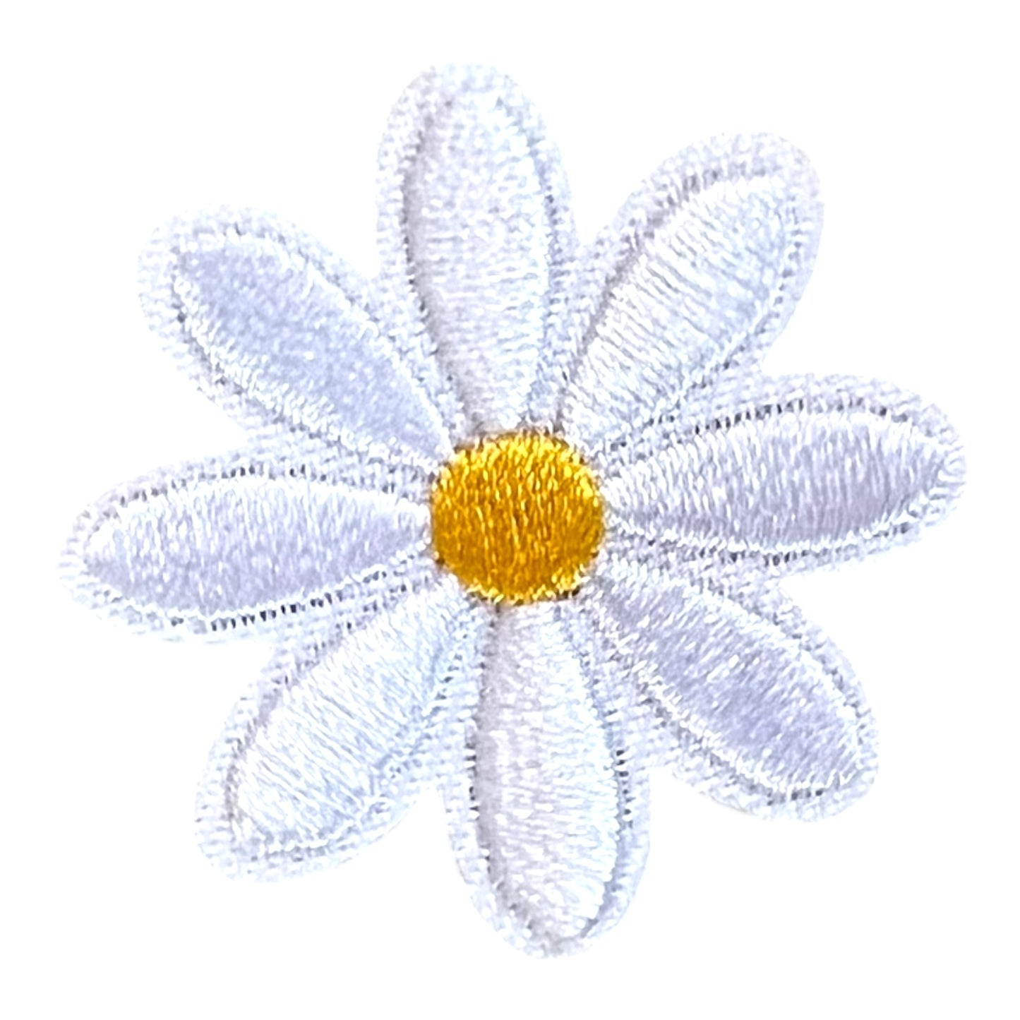 Mini Daisy Patch, white- 1.5"