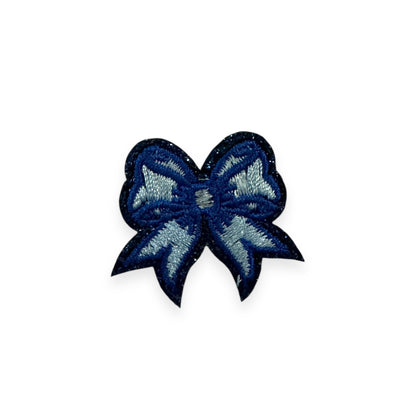 Mini Bow Patch- Blue