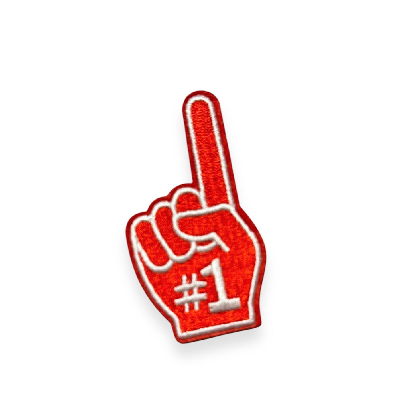 Foam Finger Patch, Red-2.5"