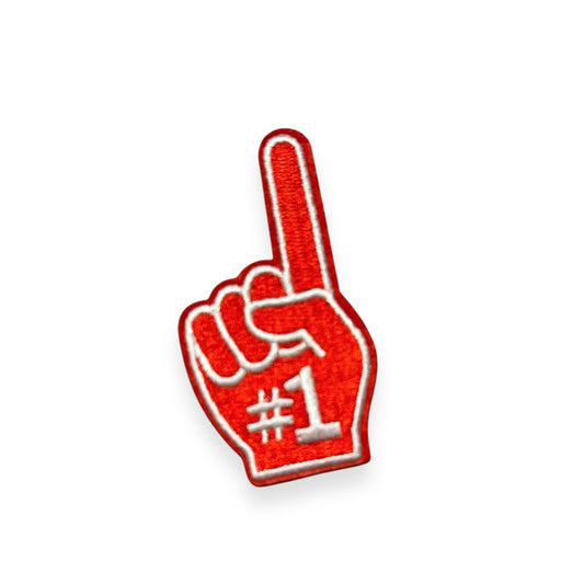 Foam Finger Patch, Red-2.5"