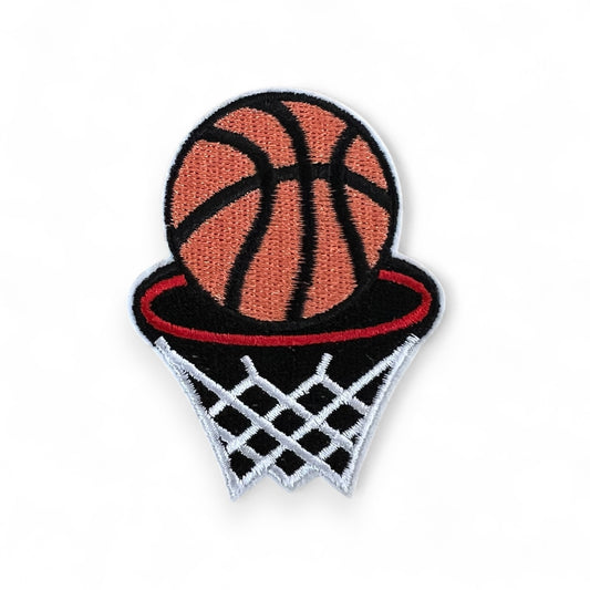 Basketball Hoop Patch-2.5"