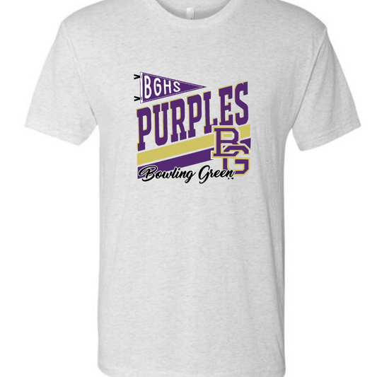 BG Purples Pennant Spirit Shirt (Tshirt or Sweatshirt)