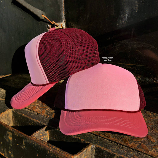 Tri Color Foam Trucker Hat