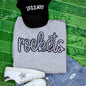 Rockets Sequin Patch Only