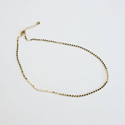 Disc Chain Necklace, Gold