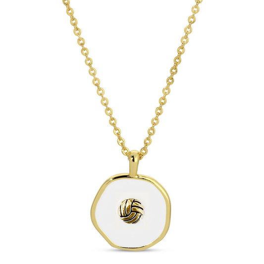 Volleyball Pendant Necklace