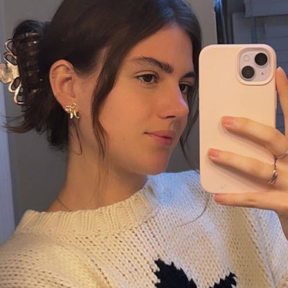 Vintage Bow Studs, Gold