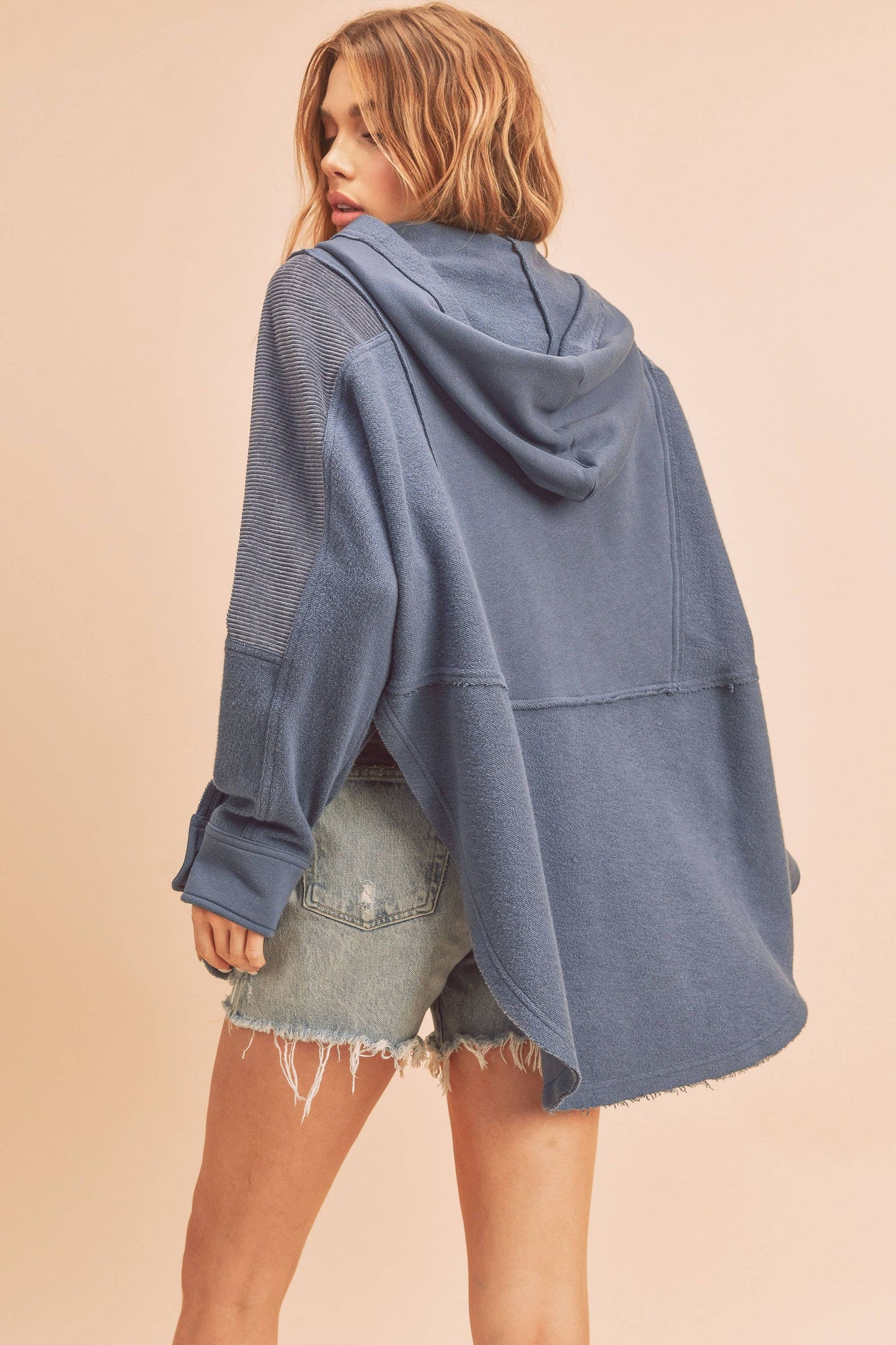 Hooded Pullover, Oat
