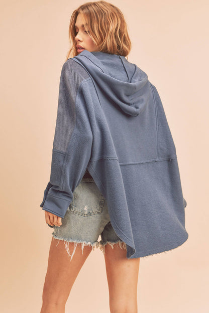 Hooded Pullover, Oat