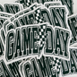 Checkered Game Day Bolt Patch