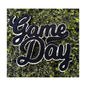 GAME DAY Chenille Glitter Large, Black Patch